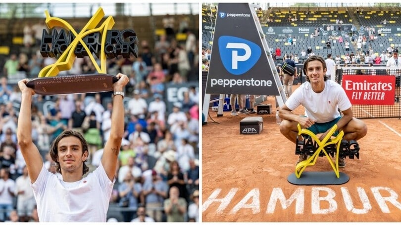 Musetti incanta ad Amburgo: le foto della premiazione dell'azzurro