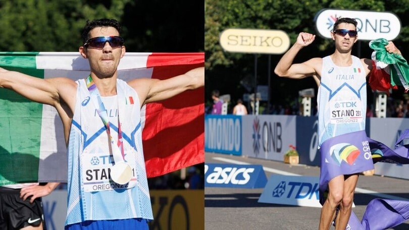 Stano, oro da sogno: vittoria al mondiale nella 35 km di marcia
