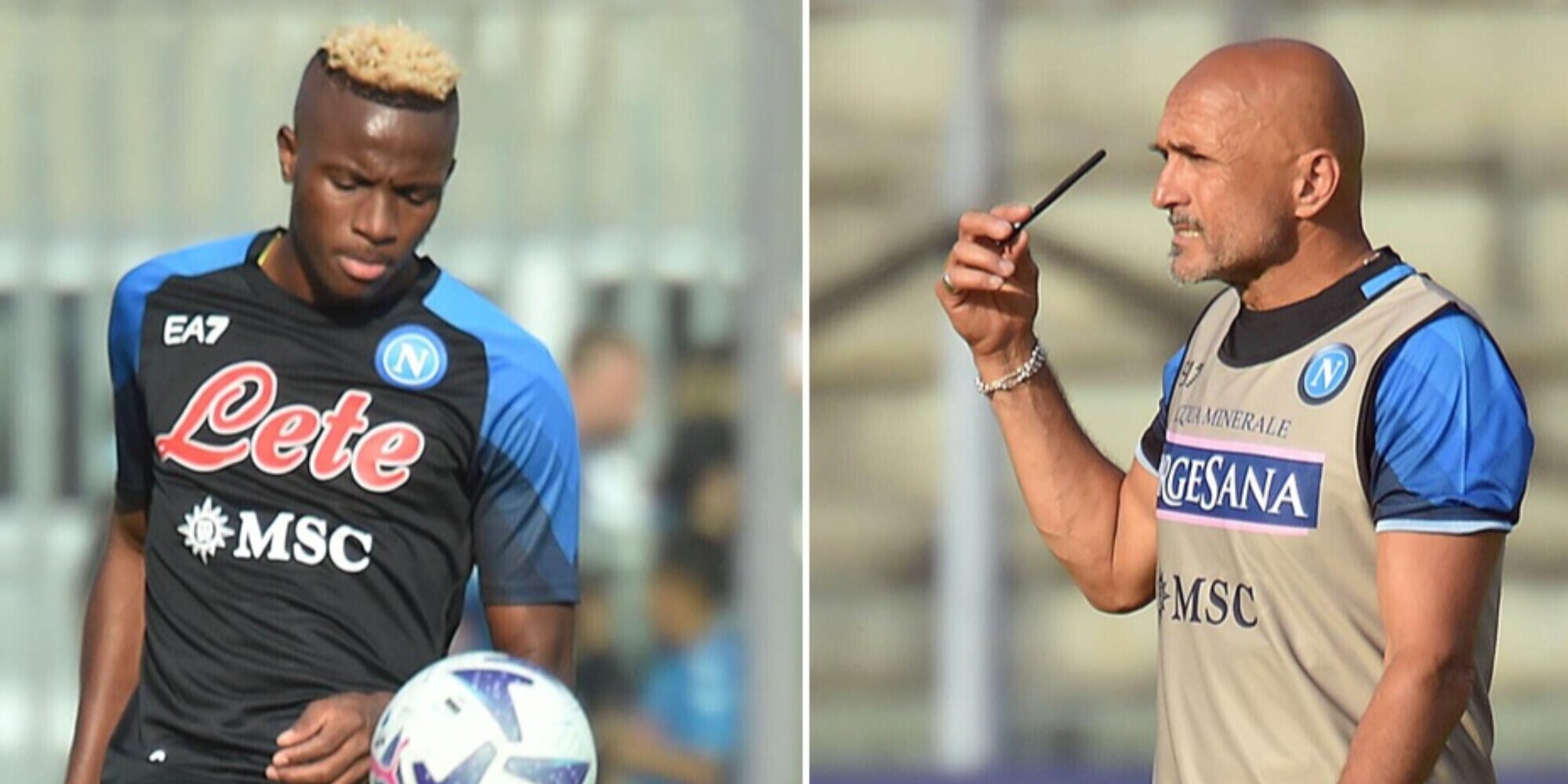 Napoli, Osimhen litiga con Anguissa e Spalletti lo caccia dall'allenamento