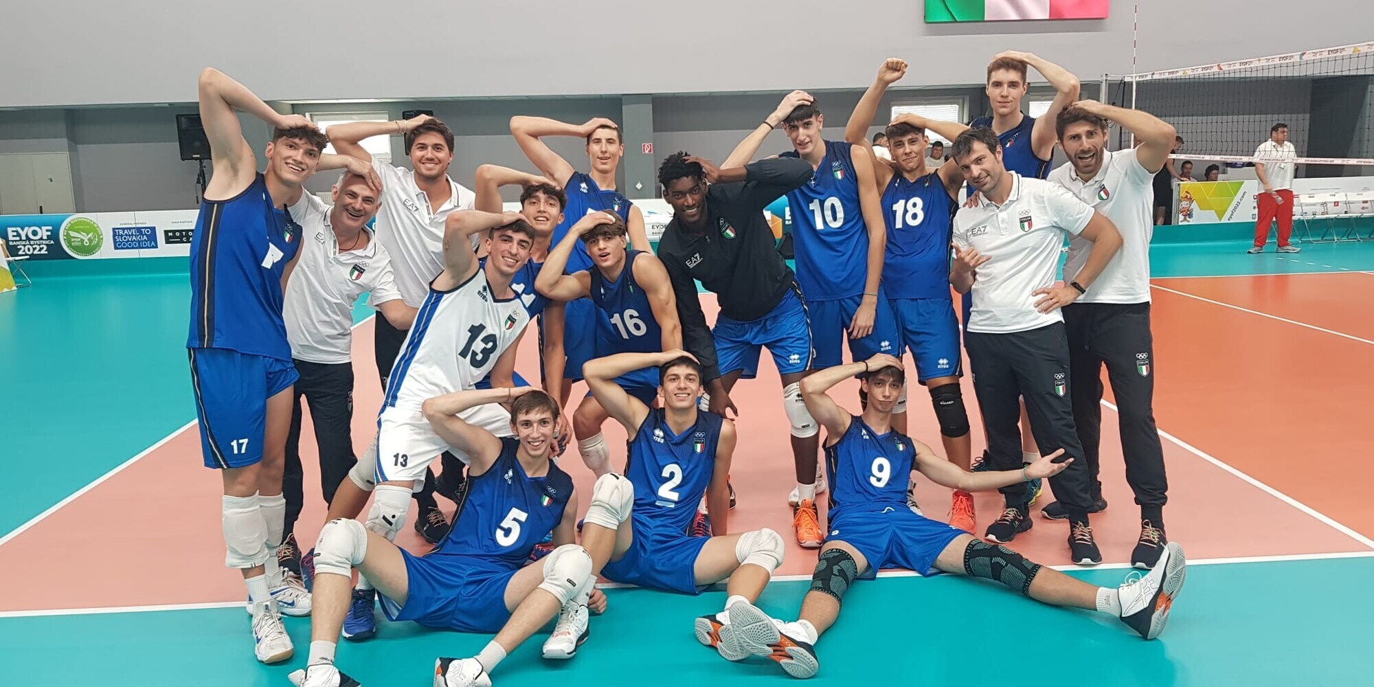 EYOF: per gli azzurri terza vittoria contro la Bulgaria
