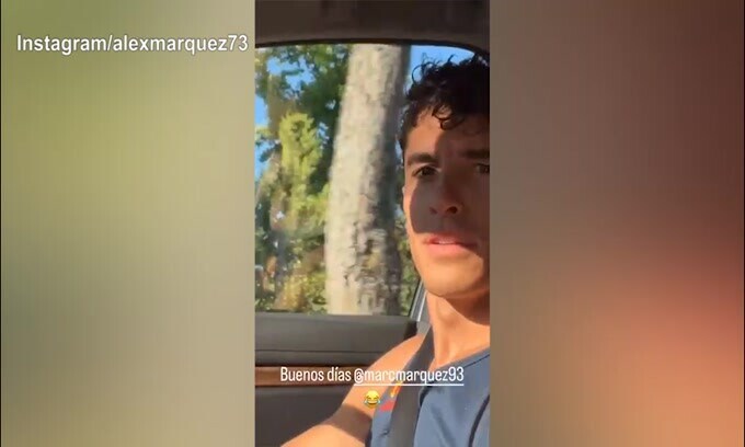 Moto Gp, il saluto di Marquez: "Buongiorno"