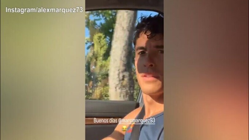 Moto Gp, il saluto di Marquez: "Buongiorno"