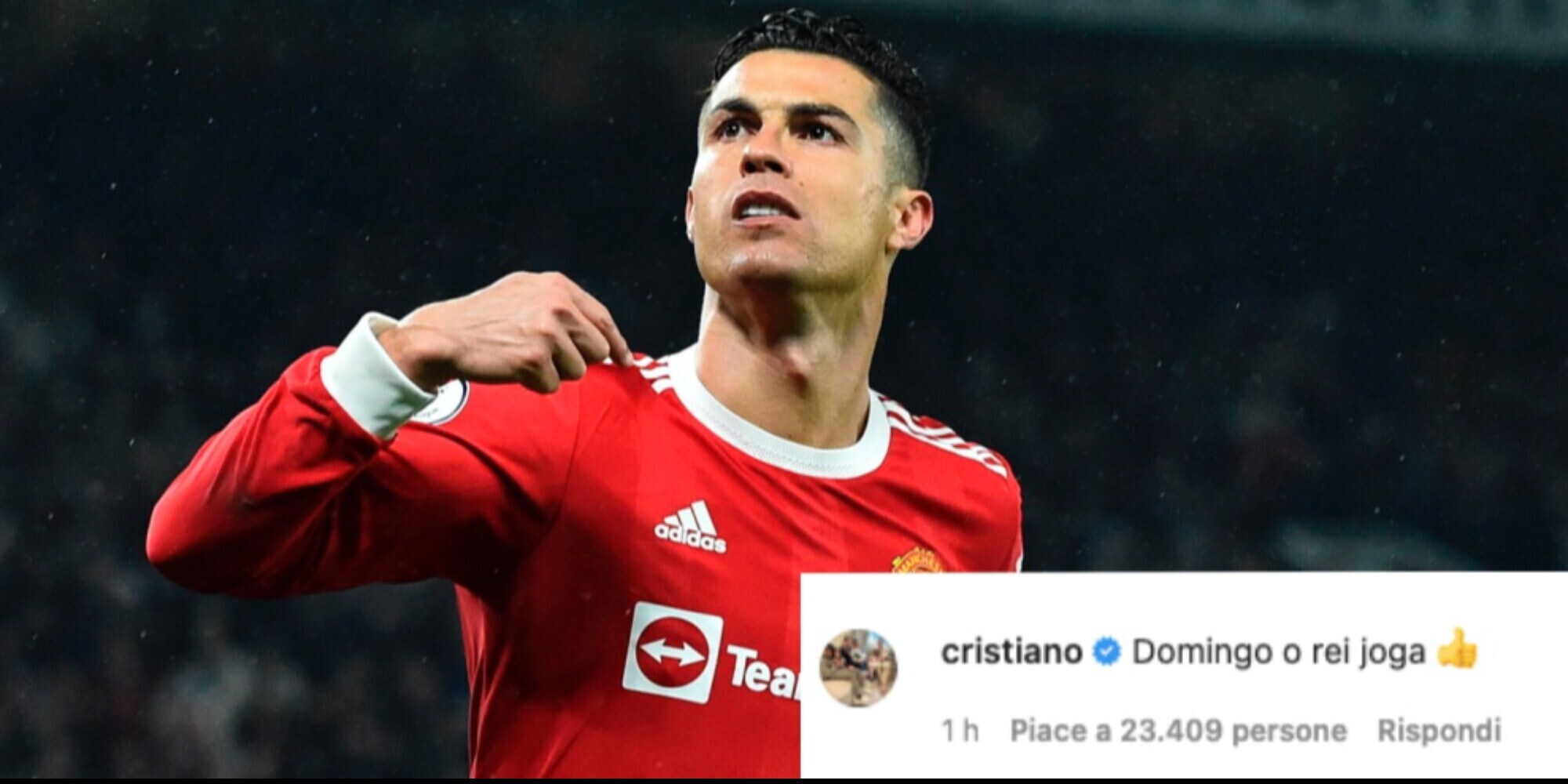 Cristiano Ronaldo torna in campo con lo United: l'annuncio social