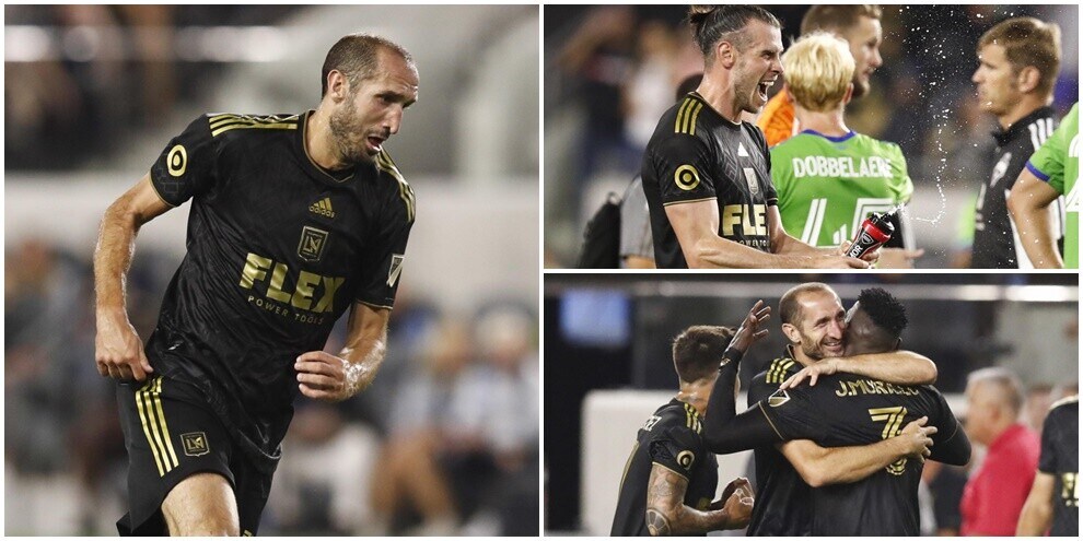 Los Angeles, Chiellini e Bale esultano: battuti i Seattle Sounders