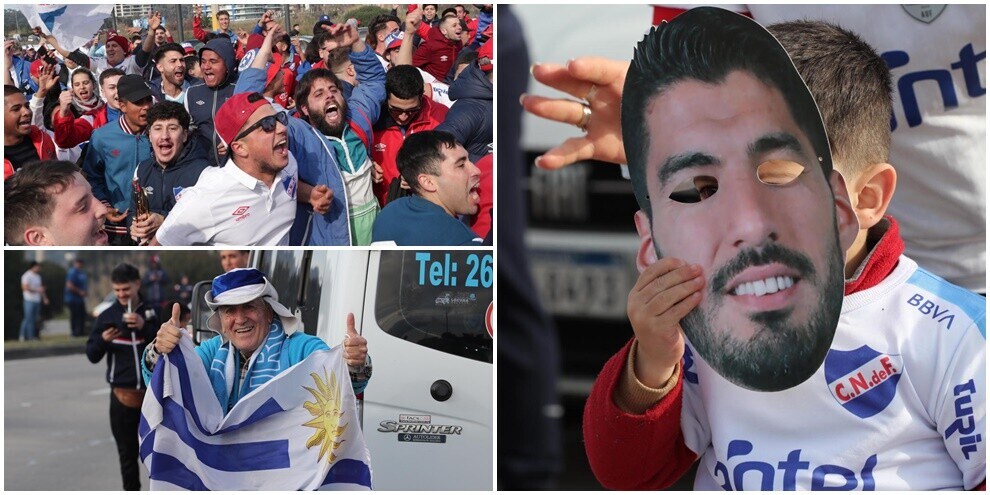 Suarez torna al Nacional: accoglienza da re a Montevideo