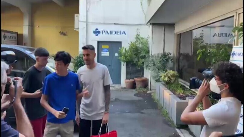 Lazio, Vecino inizia le visite mediche