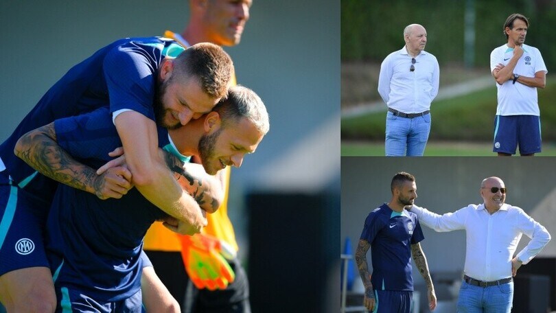 Inter, Skriniar sereno e Marotta osserva con Inzaghi