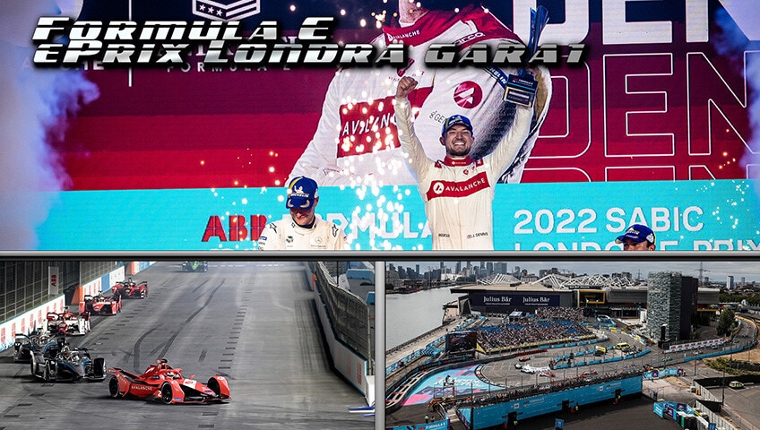 ePrix Londra gara1: Dennis profeta in patria, Giovinazzi allo sbaraglio