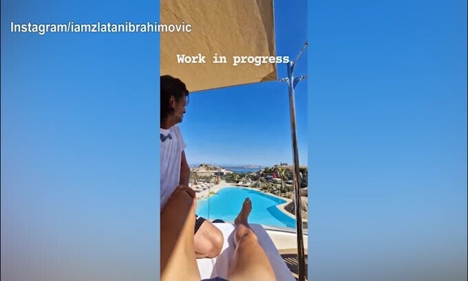 Milan, il messaggio di Ibra: "Work in progress"