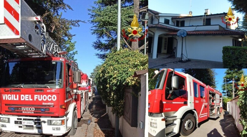 Alex Zanardi, le foto dell'incendio nella sua casa