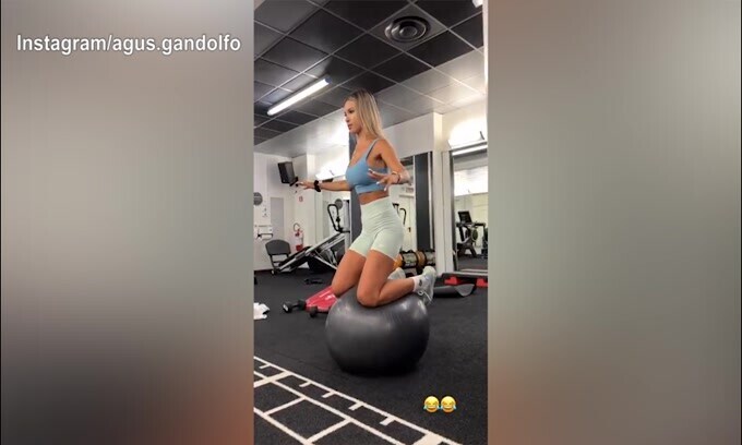Lady Martinez, "acrobata" in palestra