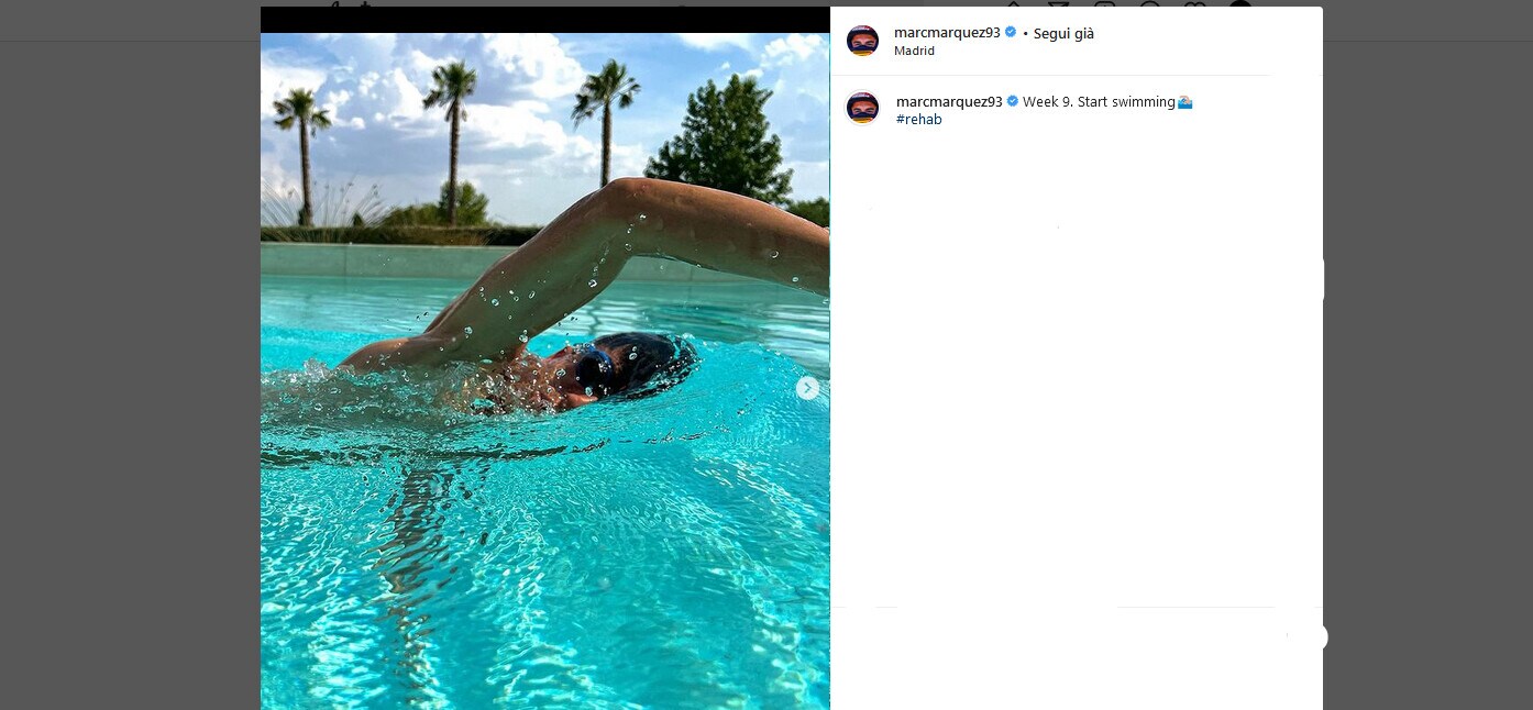 Moto Gp, Marquez migliora e non vede l'ora di tornare