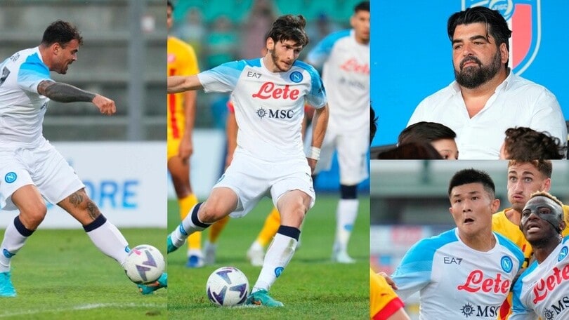 Tris Napoli al Girona davanti a Cannavacciuolo: Kvaratskhelia brilla