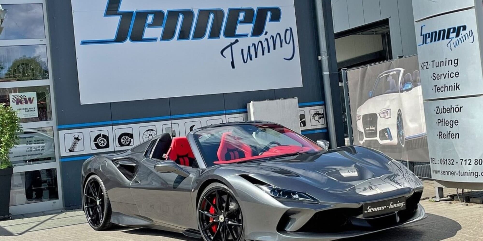 Come rendere più sportiva una Ferrari F8 Spider? Ci pensa Senner Tunning