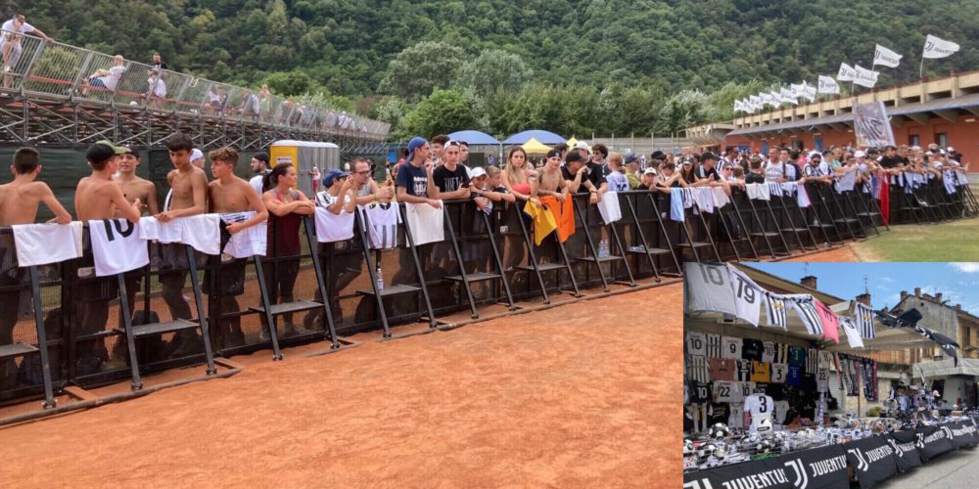 Juventus, si scalda l'atmosfera a Villar Perosa: ovazione per Pogba