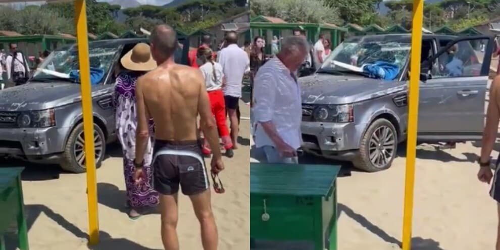 Forte dei Marmi, donna alla guida ha un malore: suv distrugge lido