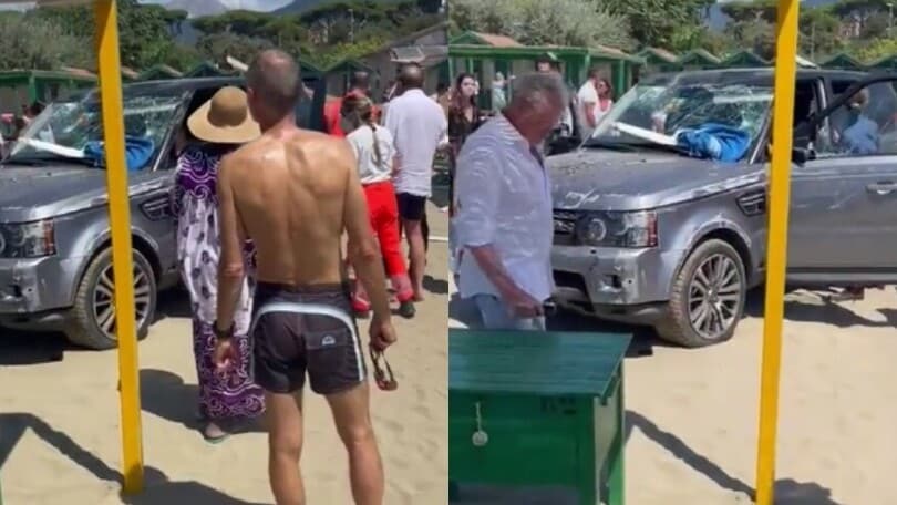 Forte dei Marmi, donna alla guida ha un malore: suv distrugge lido