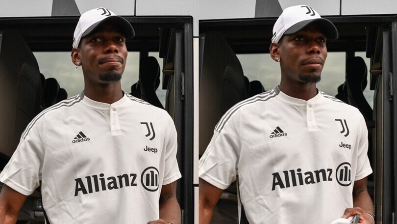 La Juve arriva a Villar Perosa: Pogba tifoso d'eccezione