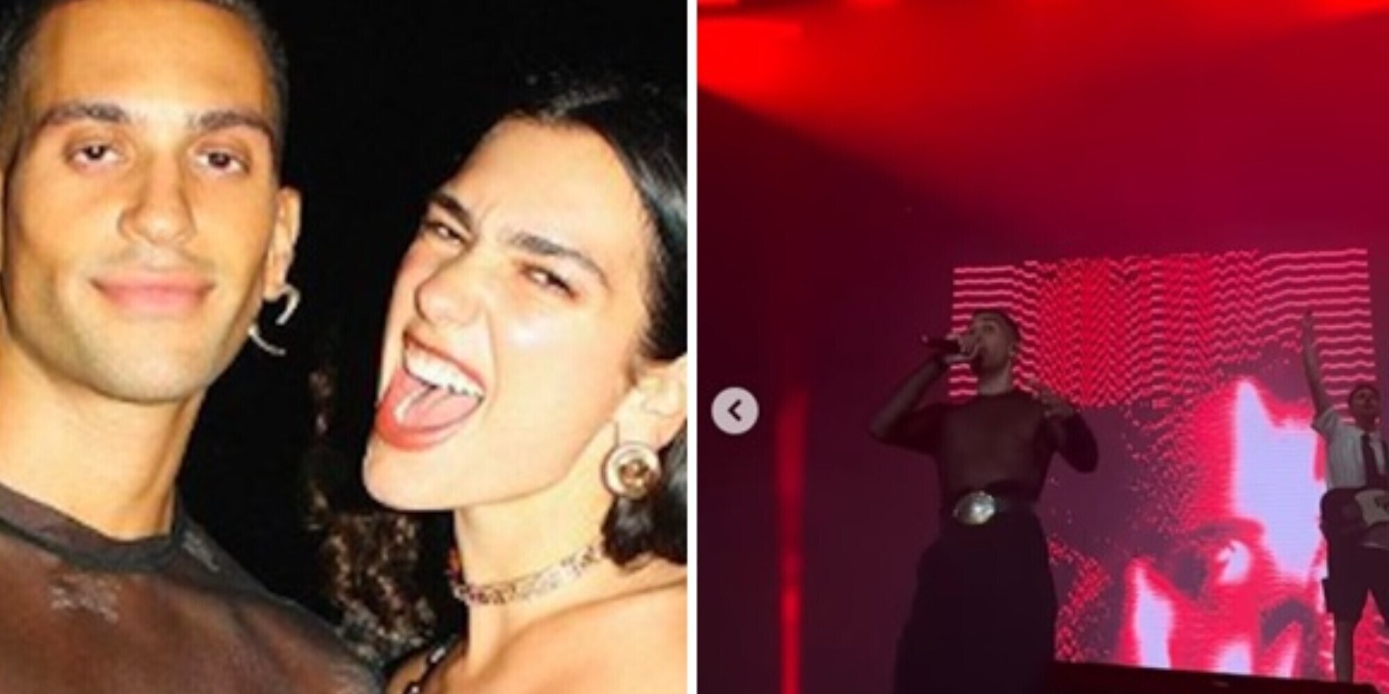 Dua Lipa fan di Mahmood: dopo il concerto, spunta il selfie