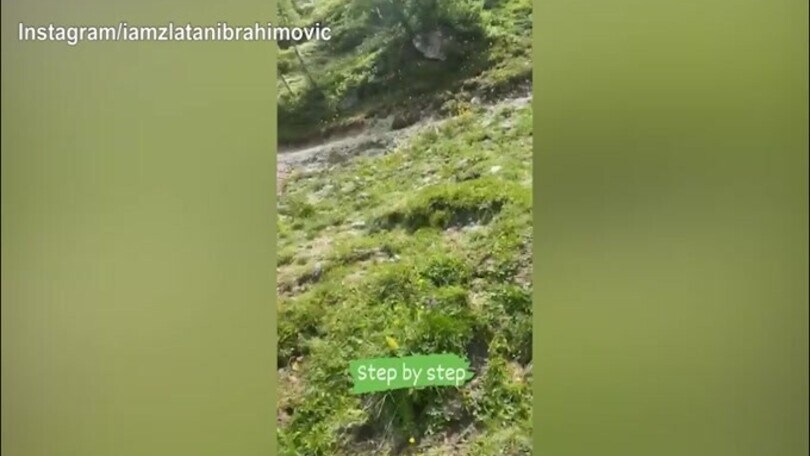 Milan, la riabilitazione di Ibra non si ferma: "Step by step"