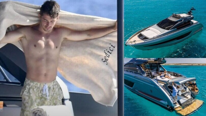 Leclerc, il nuovo yacht si chiama Sedici e costa 4 milioni di euro