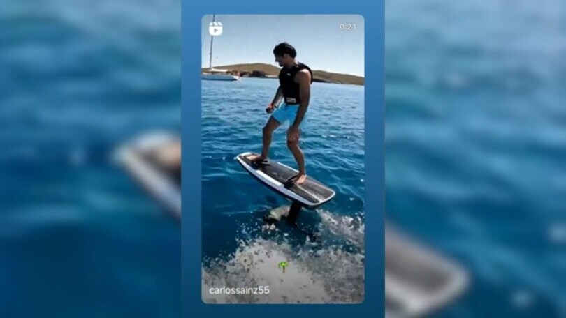 Sainz va forte anche in mare!