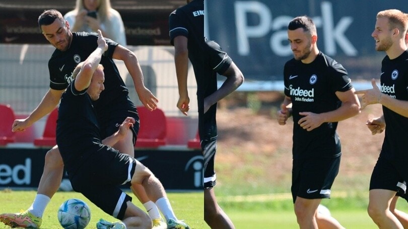 Kostic, ultimo allenamento con l'Eintracht prima della Juve