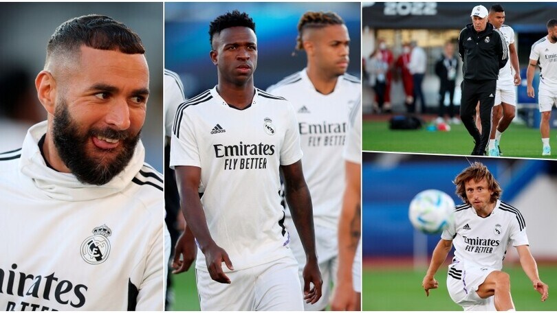 Supercoppa Europea, il Real non vede l'ora: Benzema e Vinicius show