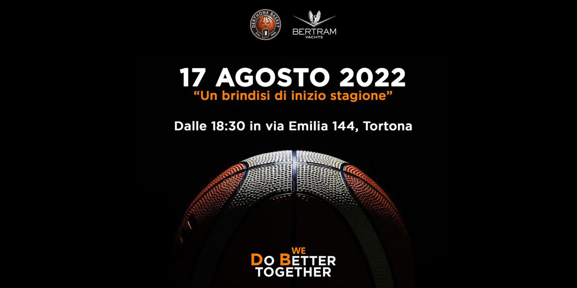 Bertram Derthona: brindisi di inizio stagione con i tifosi
