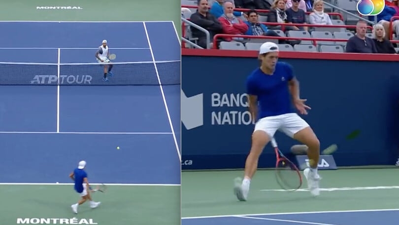 Tennis, Baez contro Kyrgios: il colpo più folle dell'anno!