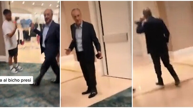 Real, un tifoso gli chiede Ronaldo: la reazione di Florentino Perez