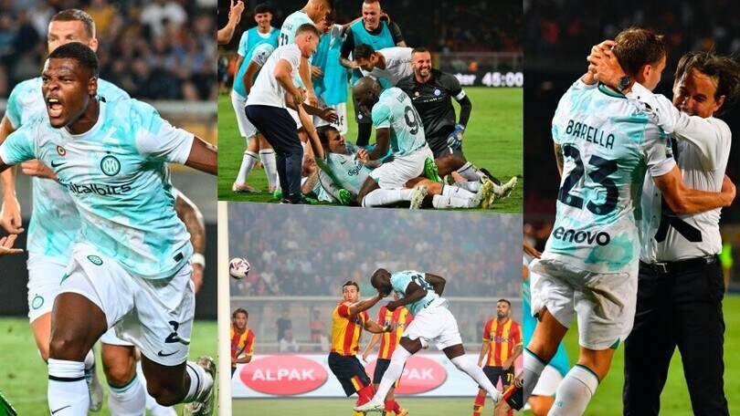Pazza Inter a Lecce: Lukaku e Dumfries fanno scatenare Inzaghi
