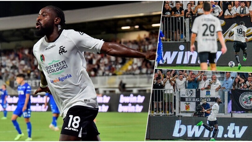 Decide Nzola: debutto con vittoria per lo Spezia di Gotti contro l'Empoli