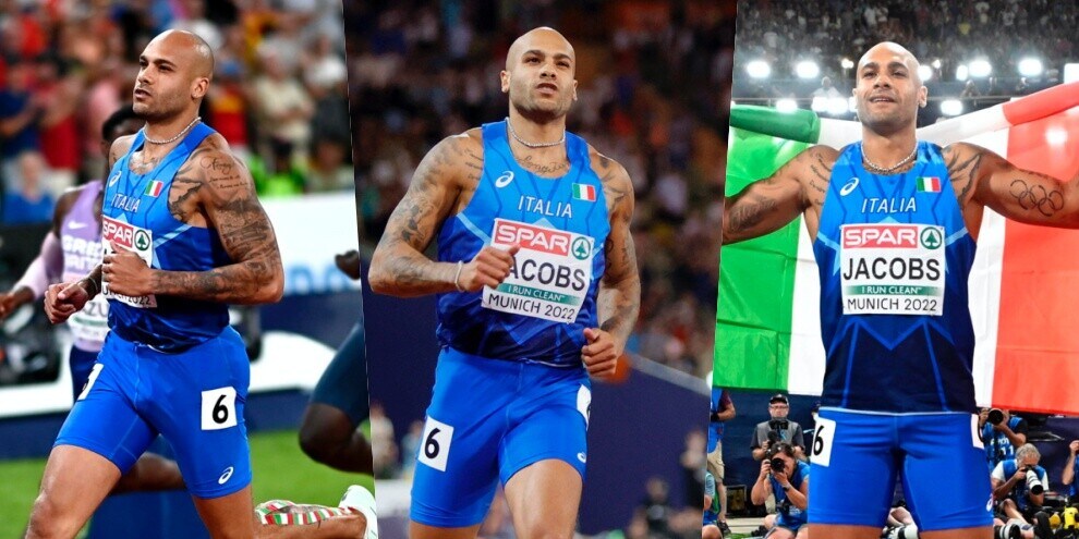 Jacobs campionissimo: vola nei 100 metri e vince l'oro agli Europei