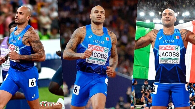 Jacobs campionissimo: vola nei 100 metri e vince l'oro agli Europei