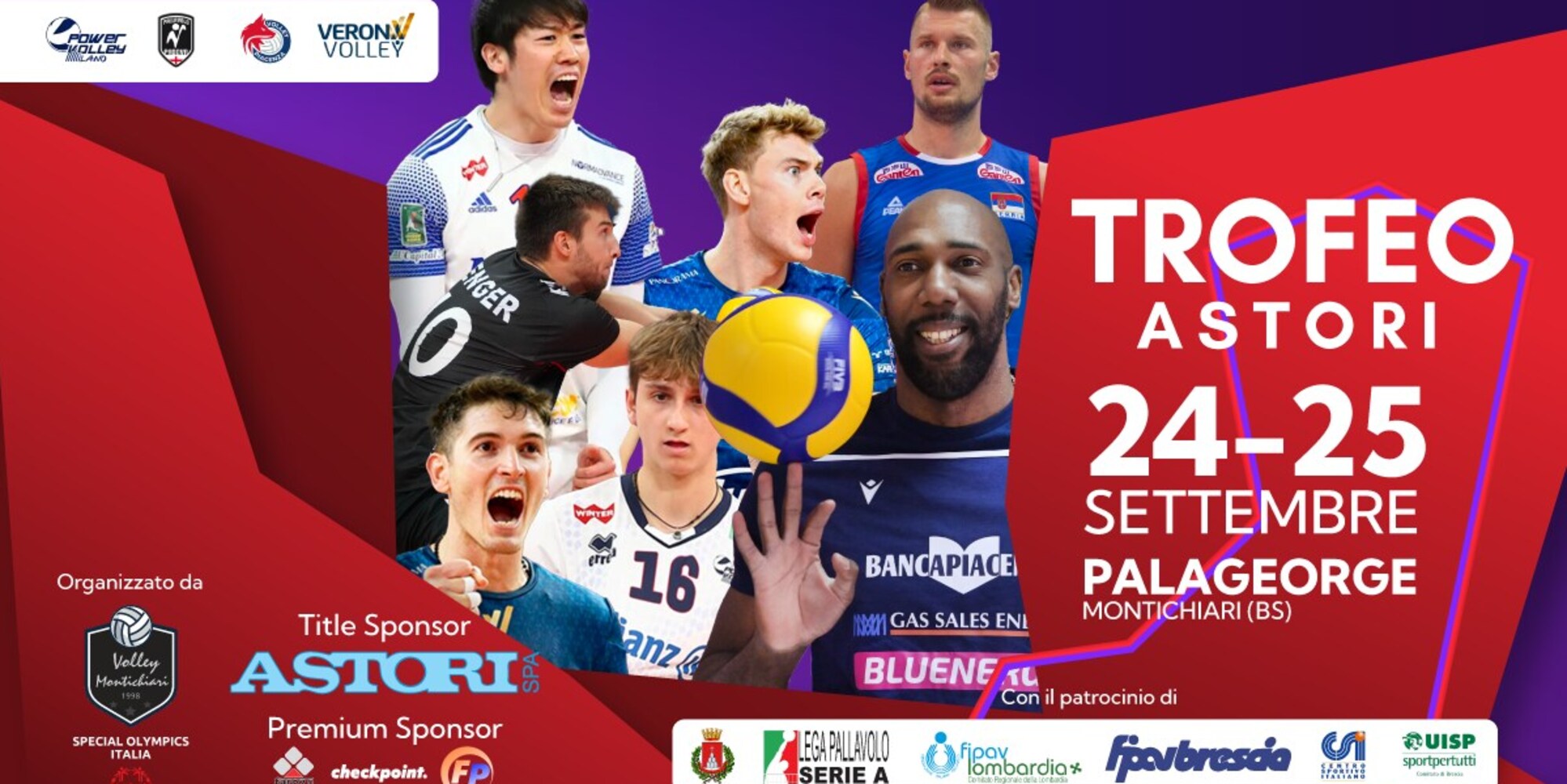 Trofeo Astori al PalaGeorge, grande anteprima della Superlega
