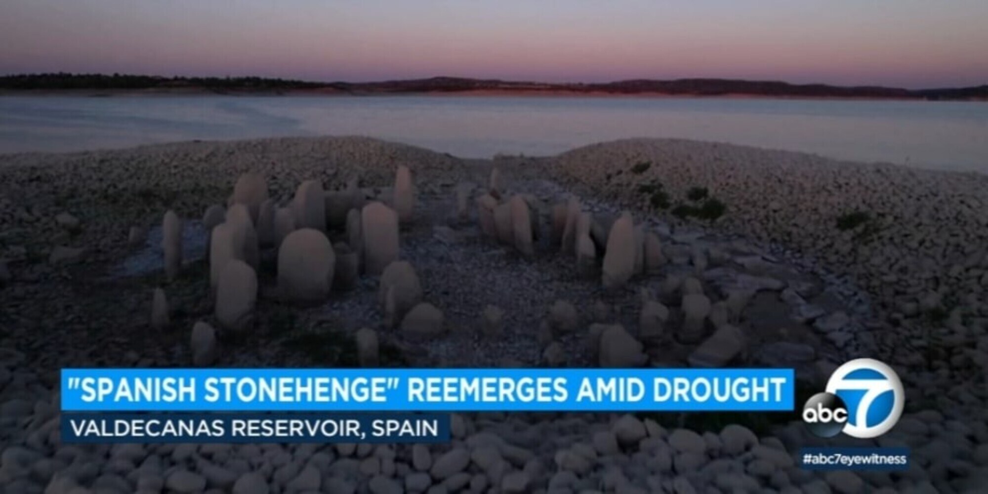 In Spagna riemerge un'area megalitica a causa della siccità