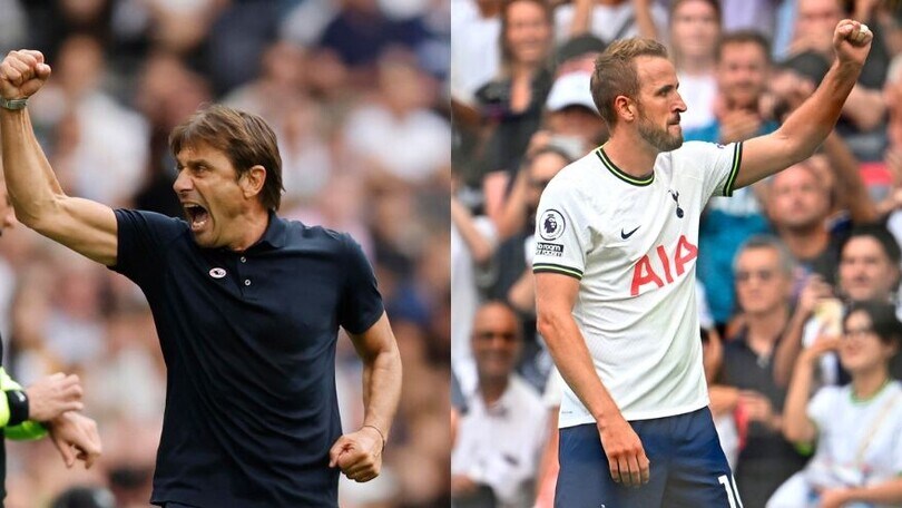 Conte fa festa con Kane, il Tottenham vola
