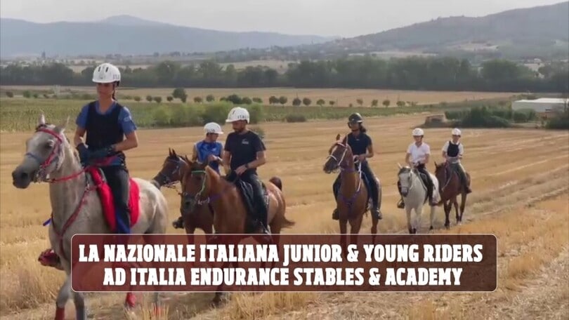 La Nazionale italiana Junior & Young Riders ad Italia endurance Stables & Academy