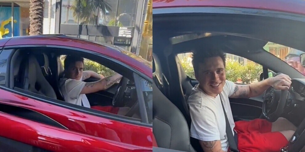 La McLaren P1 di Brooklyn Beckham acquistata facendo lo chef. Sarà vero?