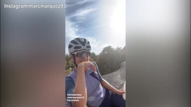 Moto Gp: giro in bici per i fratelli Marquez