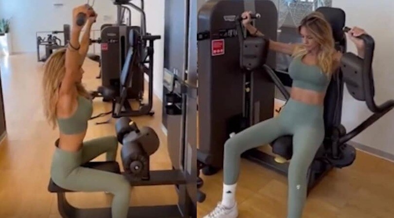 Michela Persico, allenamenti duri in palestra per tenersi in forma!