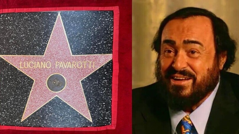 Stella per Pavarotti sulla Hollywood Walk of Fame