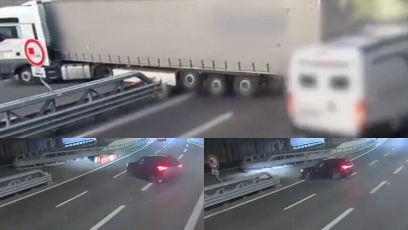 Inversione a U in autostrada: le folli manovre sulla A10