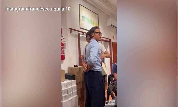 Il Milan a cena da Francesco Aquila