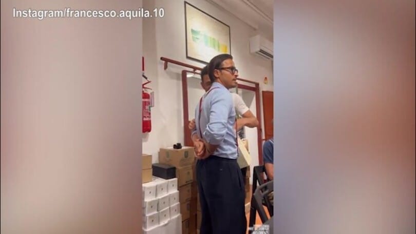 Il Milan a cena da Francesco Aquila