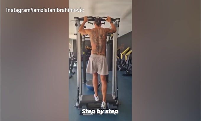 Ibra, altro messaggio: "Step by step"