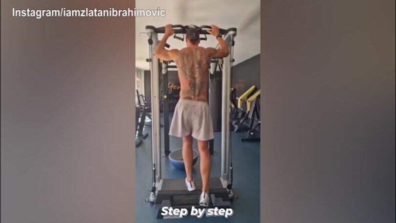 Ibra, altro messaggio: "Step by step"