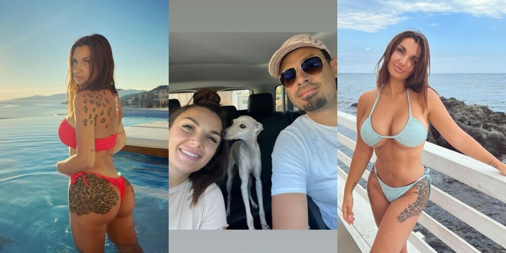 Elettra Lamborghini, con la sua cagnolina Lea le vacanze non finiscono mai