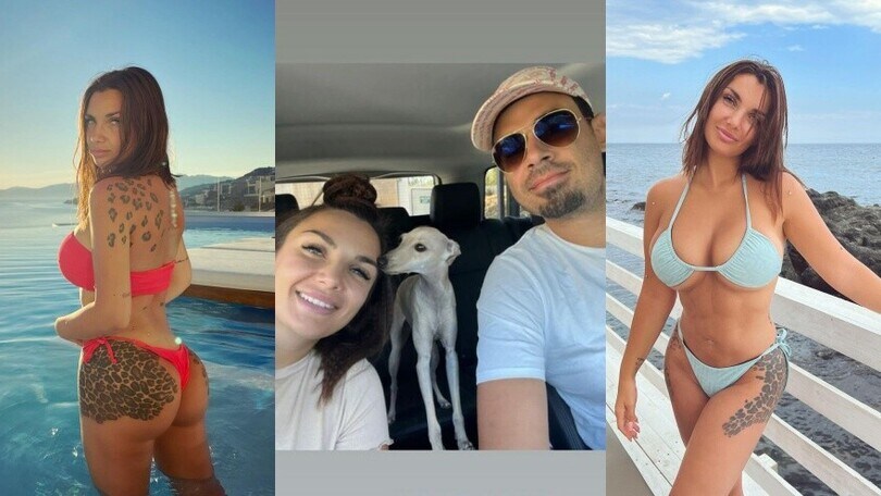 Elettra Lamborghini, con la sua cagnolina Lea le vacanze non finiscono mai